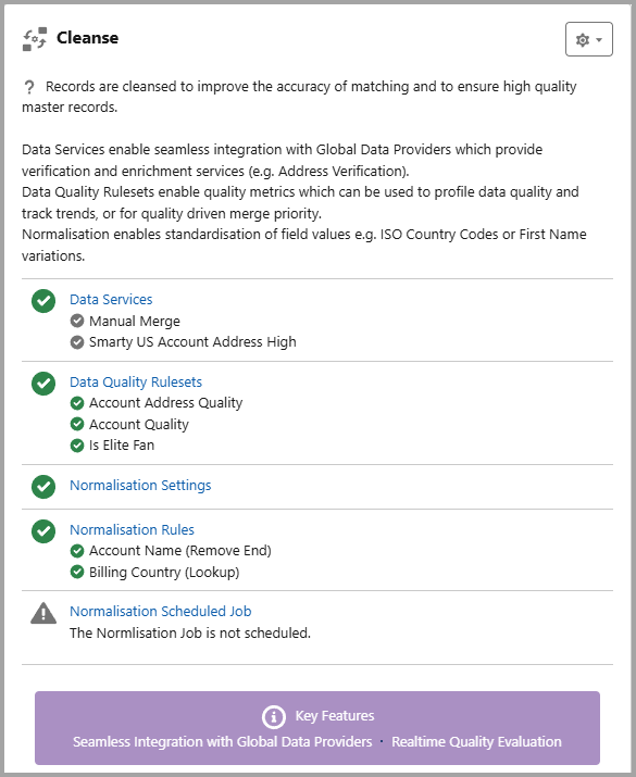 MDM Configuration Status Cleanse
