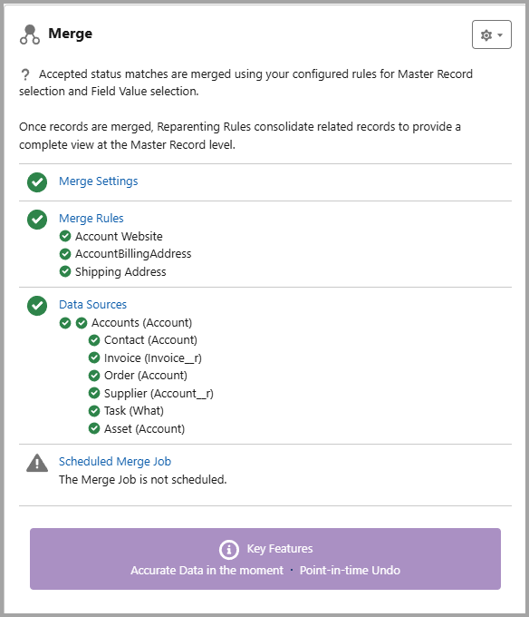 MDM Status Configuration Merge