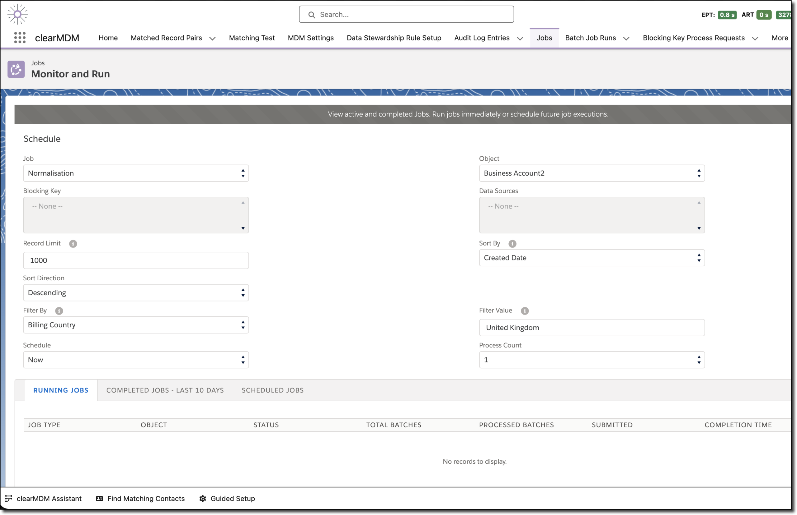 Scheduled Job Enhancements