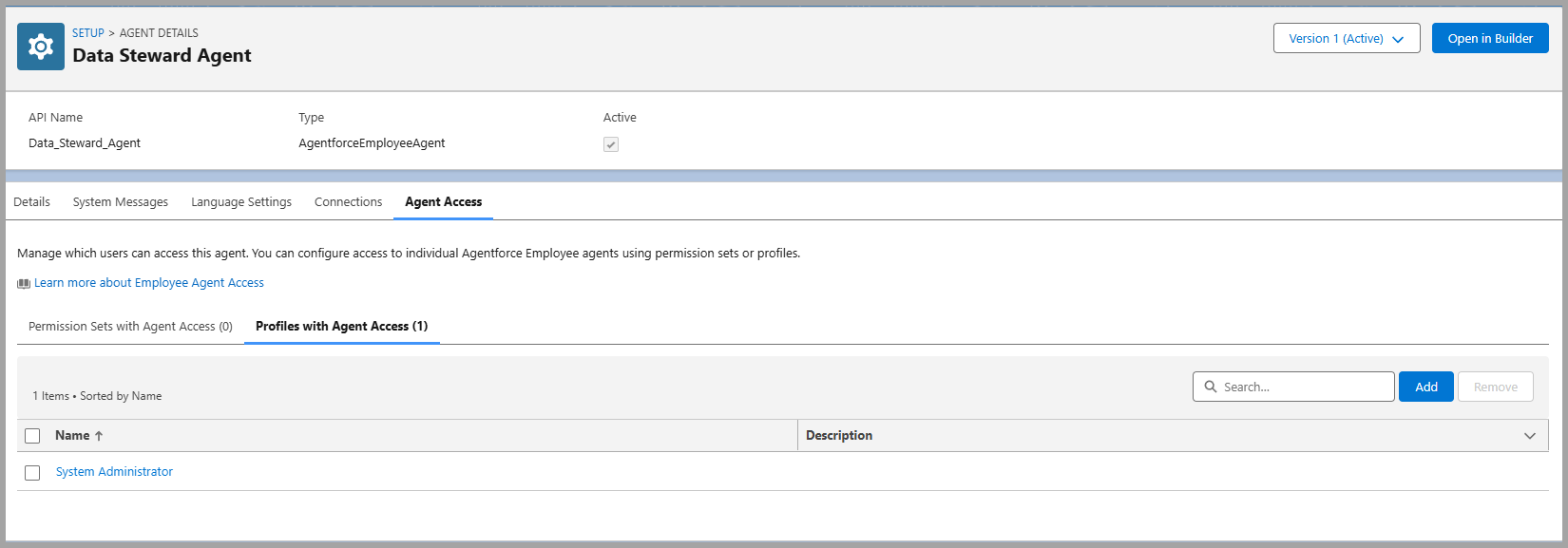 Data Steward Agent Access
